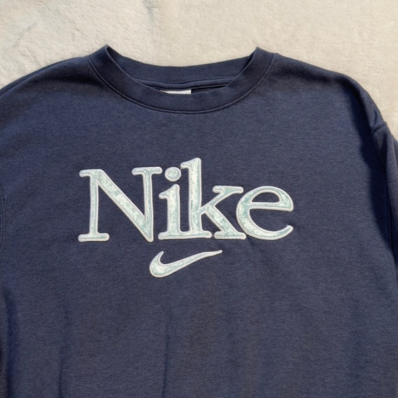 Nike Femme Fleece Crop Sweatshirt Junior Size Small - Picture 2 of 8